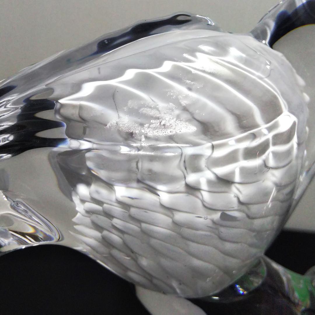 Marcolin Art Crystal マルコリン クリスタル 花瓶 緑白
