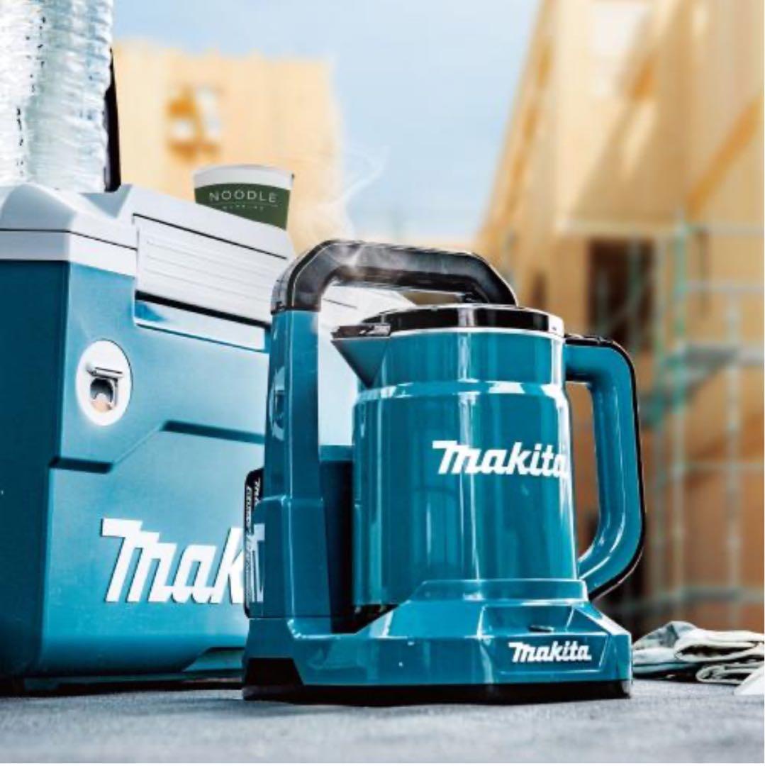 マキタ　Makita 電気ケトル 青 白