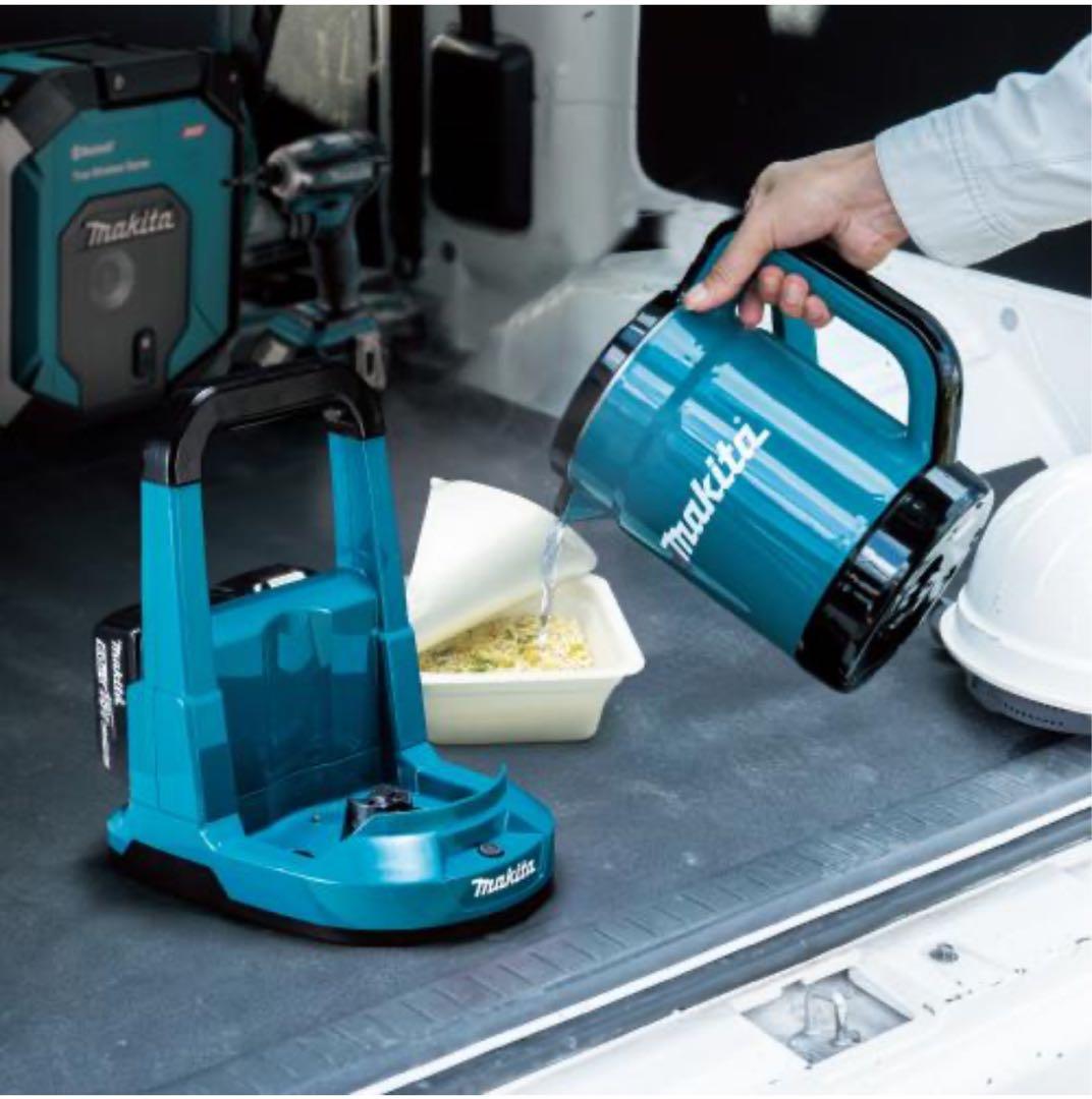 マキタ　Makita 電気ケトル 青 白