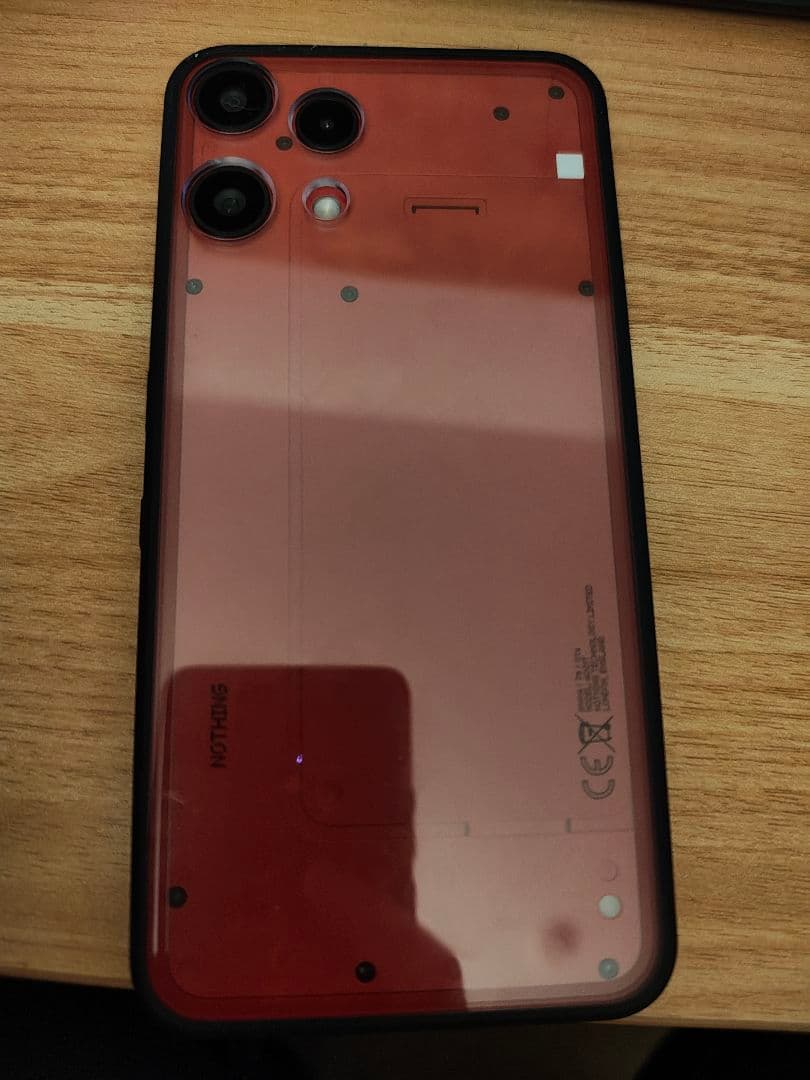 Nothing Phone 3a lite　レッド