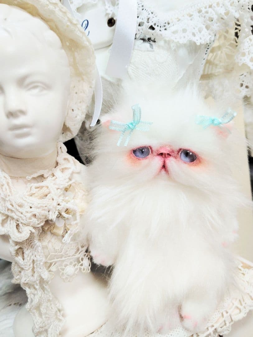 ポッケにゃん♡エキゾチックロングヘア♡子猫ちゃん♡アートドール♡ぬいぐるみ♡