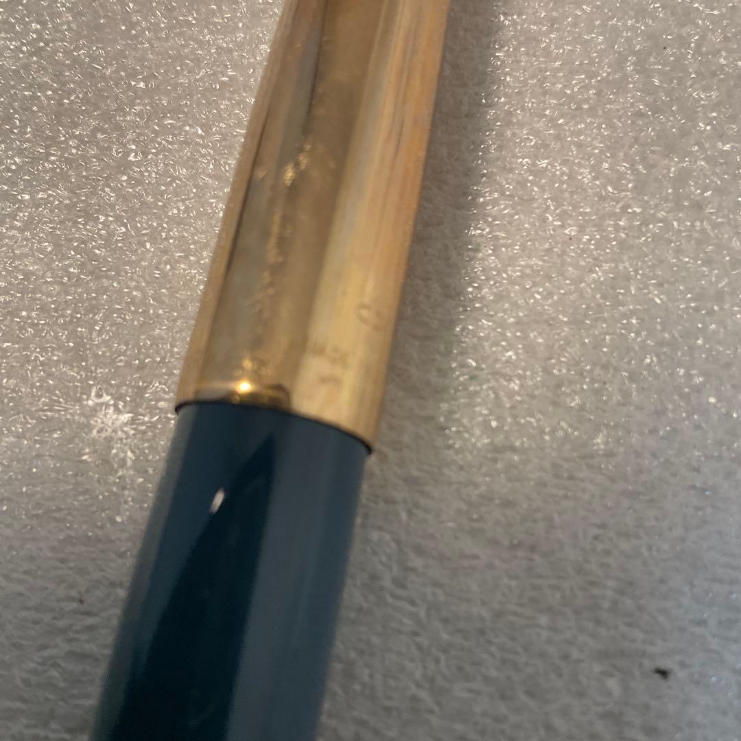 パーカー　14K 63 ネイビー 万年筆 ゴールドクリップ付き