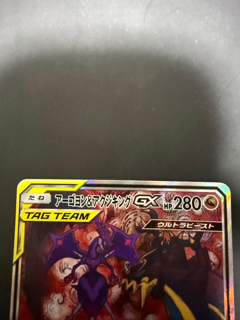 ポケモンカード アーゴヨン＆ アクジキングGX SR