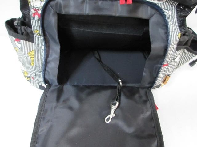 ペットパラダイス　Snoopy　ヒッコリー柄　ハグ＆リュックキャリーバッグ　美品