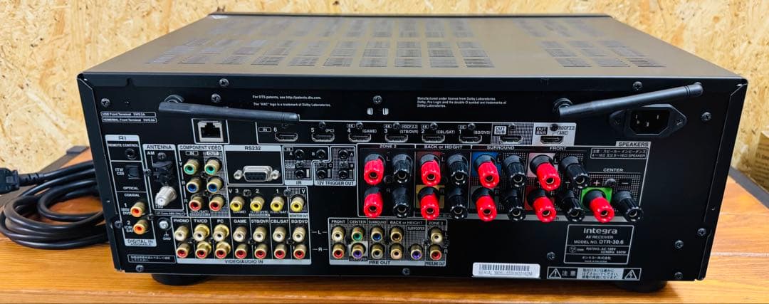 インテグラ　integra AVレシーバー　DTR-30.6
