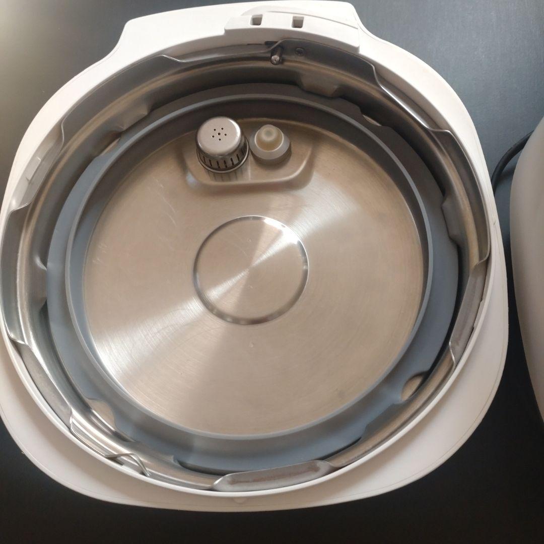 [山善] 電気圧力鍋 マイコン式 2.5L圧力5段切替 EPCA-250M(W)