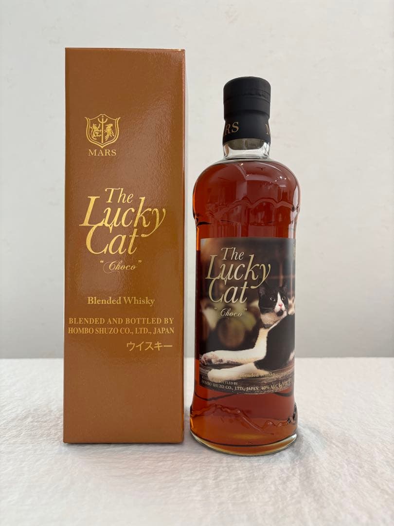 K*J様 【終売ウイスキー】ザ・ラッキーキャット チョコ 700ml 箱入り マ