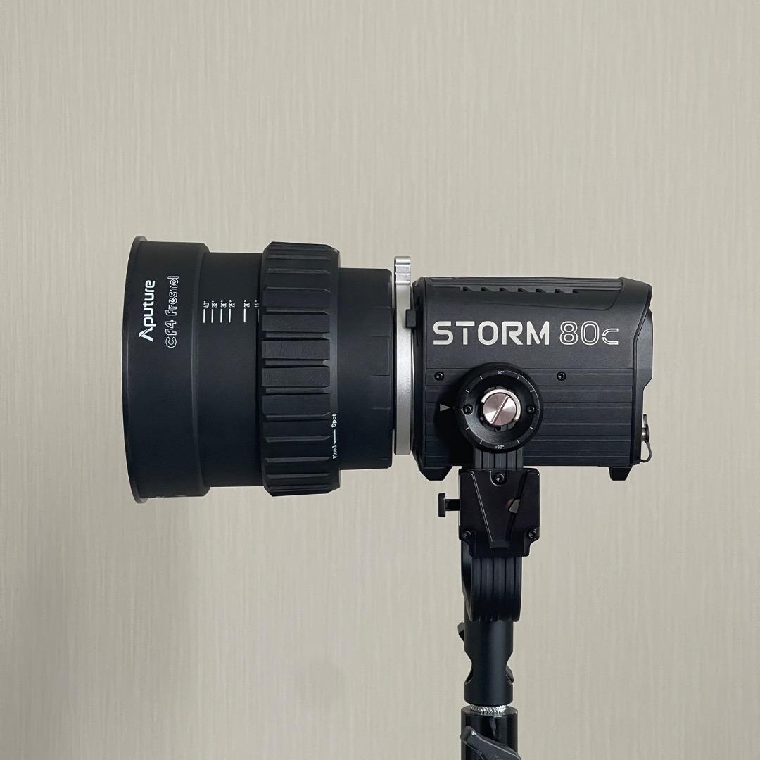 アプチャー STORM 80C フレネルレンズ+バッテリー付き Aputure