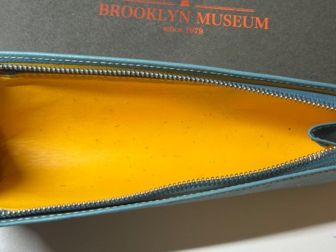 BROOKLYN MUSEUM フレンチカーフ　ペンケース