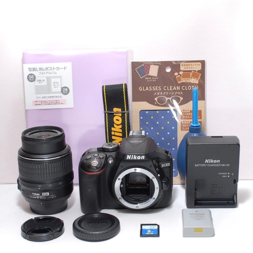 一眼レフデビューに✨Nikon D5300✨シングルレンズ✨手ぶれ補正付き