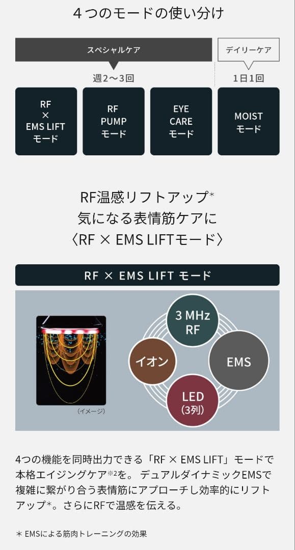 最終値下 パナソニック 美顔器 バイタリフトRF 69300円 ジェル6820円