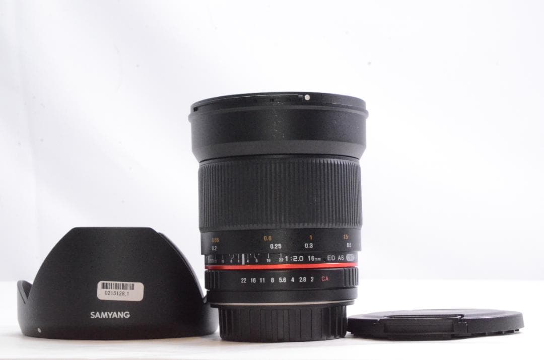 SAMYANG 16mm F2.0 ED AS UMC CS キャノン用