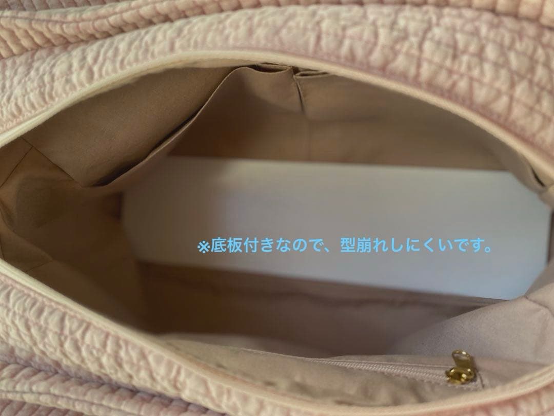 ローズダスト　3ルームズバッグ　ヌビバッグ　ショルダーベルト付　真ん中高さ有り