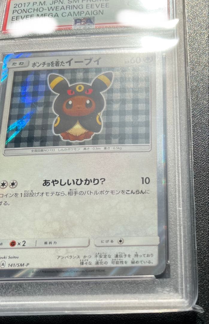 【PSA10】ポンチョを着たイーブイ ブラッキー