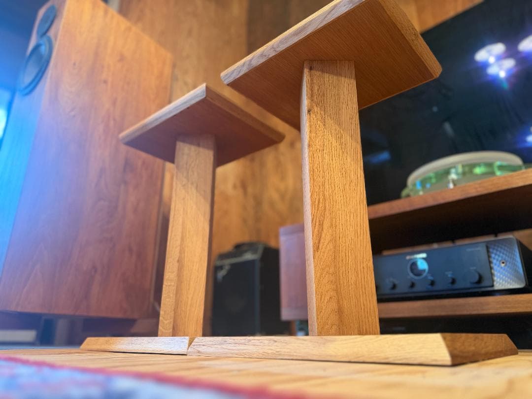 数量/期間/限定価格 サイズオーダー スピーカースタンド 美しいオーク材02