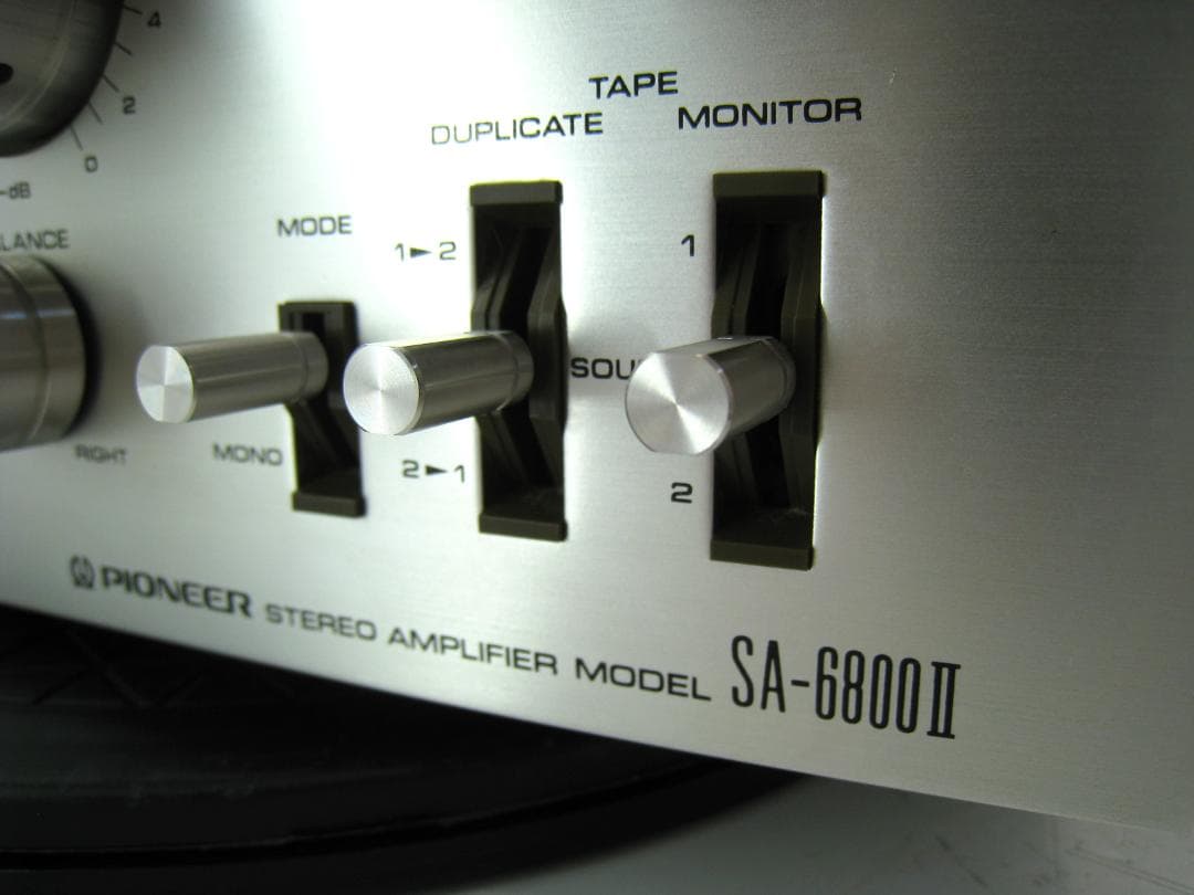 動作品 希少 Pioneer パイオニア ステレオアンプ SA-6800ii