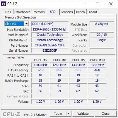 CFD crucial DDR4-2666 16GB(8GBx2) メモリ
