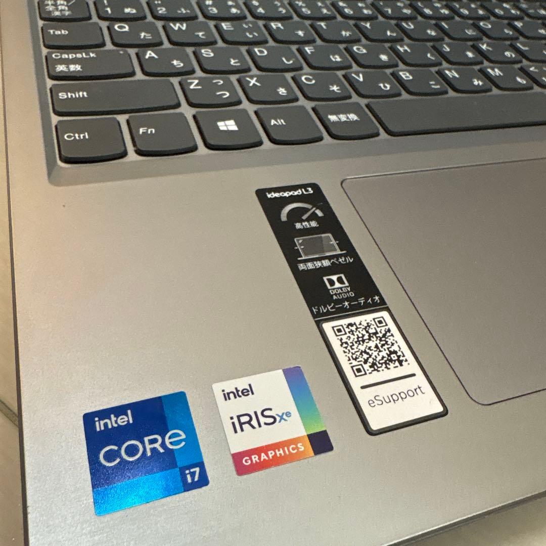 【Core i7♪】Lenovo ideapad L3 82HL Office付