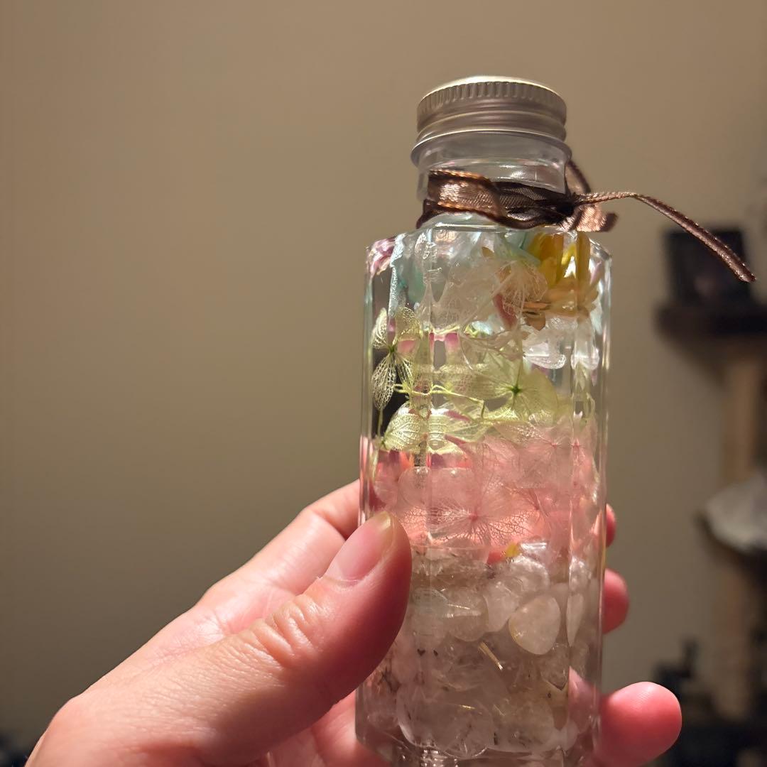 パワーハーバリウム！ルチル入り！綺麗！
