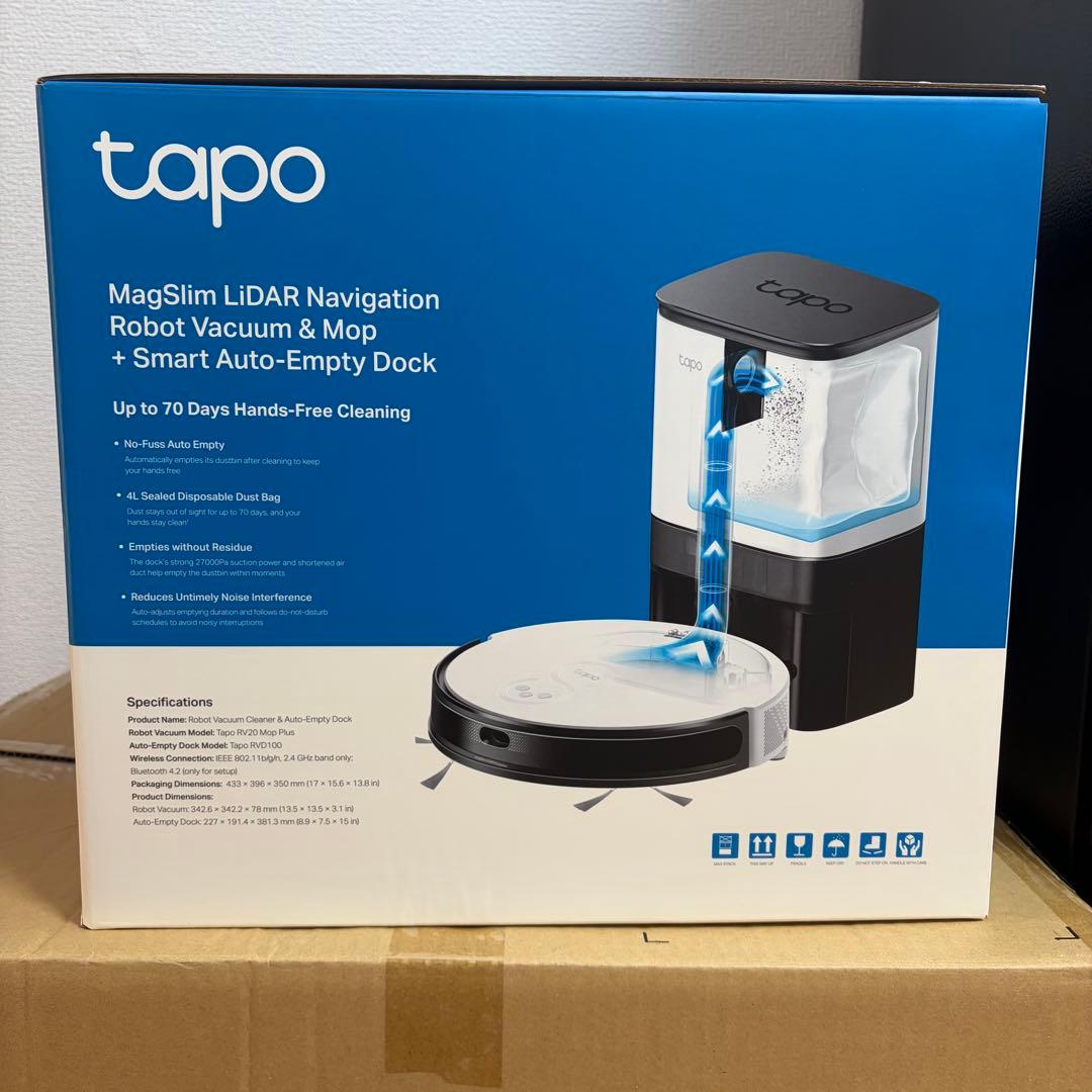 【新品未使用】 Tapo RV20 Mop Plus ロボット掃除機 ごみ収集