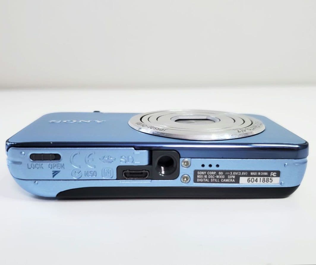 極美品✨️SONY Cyber-shot DSC-WX5　デジカメ ブルー 完動