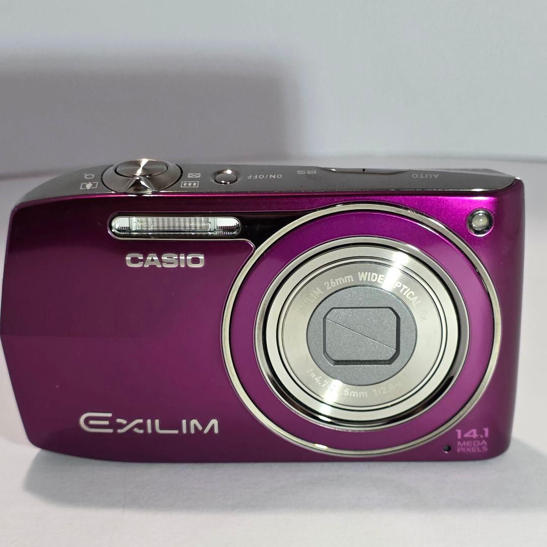【美品】デジカメ CASIO EX-Z2300 パープル(液晶に一部劣化有)