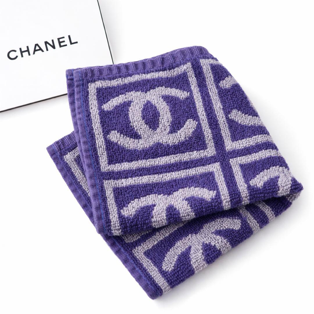 ⭐︎レア⭐︎CHANELシャネル タオルハンカチ ロゴ 正規品 タグあり
