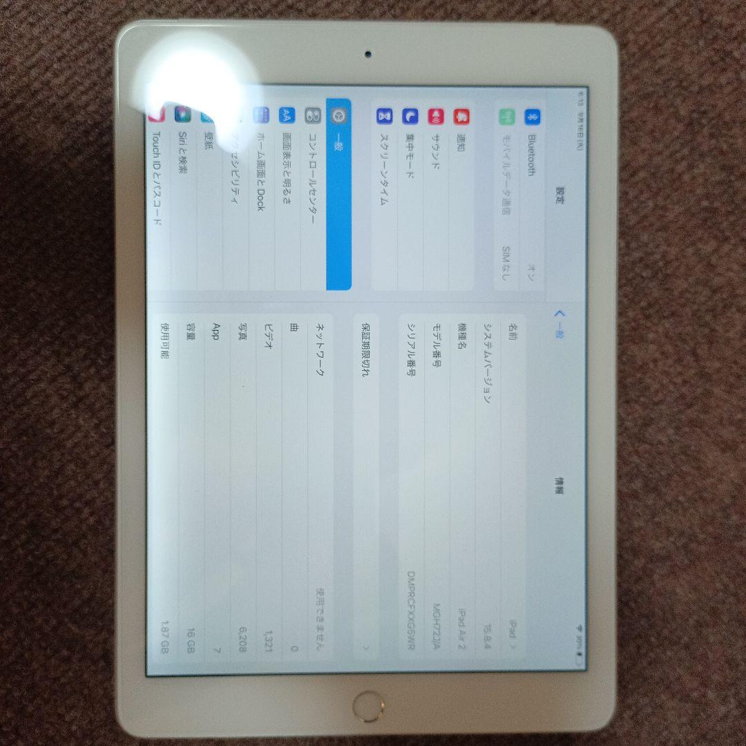 iPad本体 Apple iPad Air 2 16GB