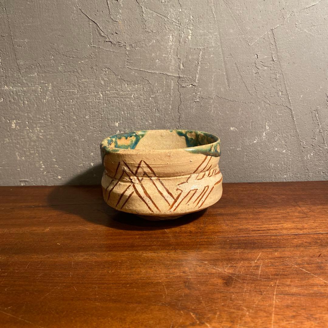 抹茶碗 茶道具 茶器 骨董品 釉薬 織部 作家物 時代物 コレクション