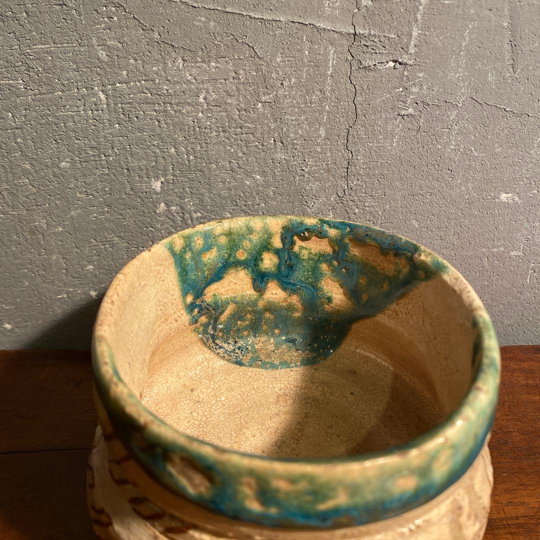 抹茶碗 茶道具 茶器 骨董品 釉薬 織部 作家物 時代物 コレクション