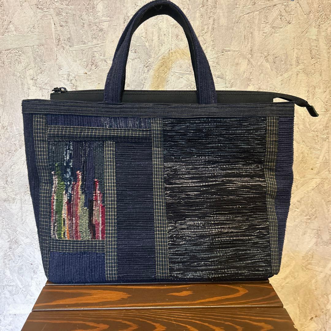 南部さき織り　トートバッグ　新品