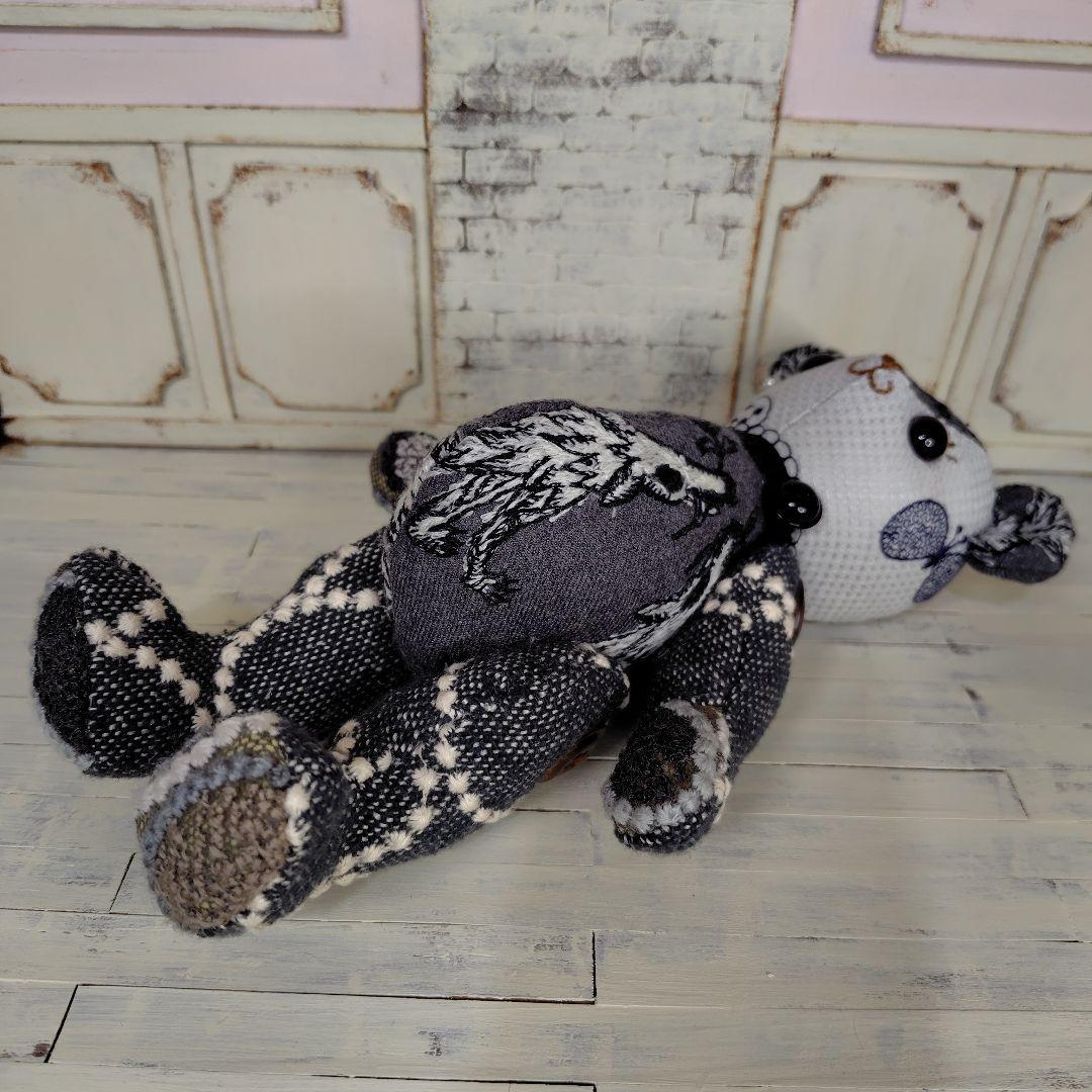 は*こ様 ミナペルホネン＊ハンドメイド＊ぬいぐるみ＊テディベア＊55(オークショ