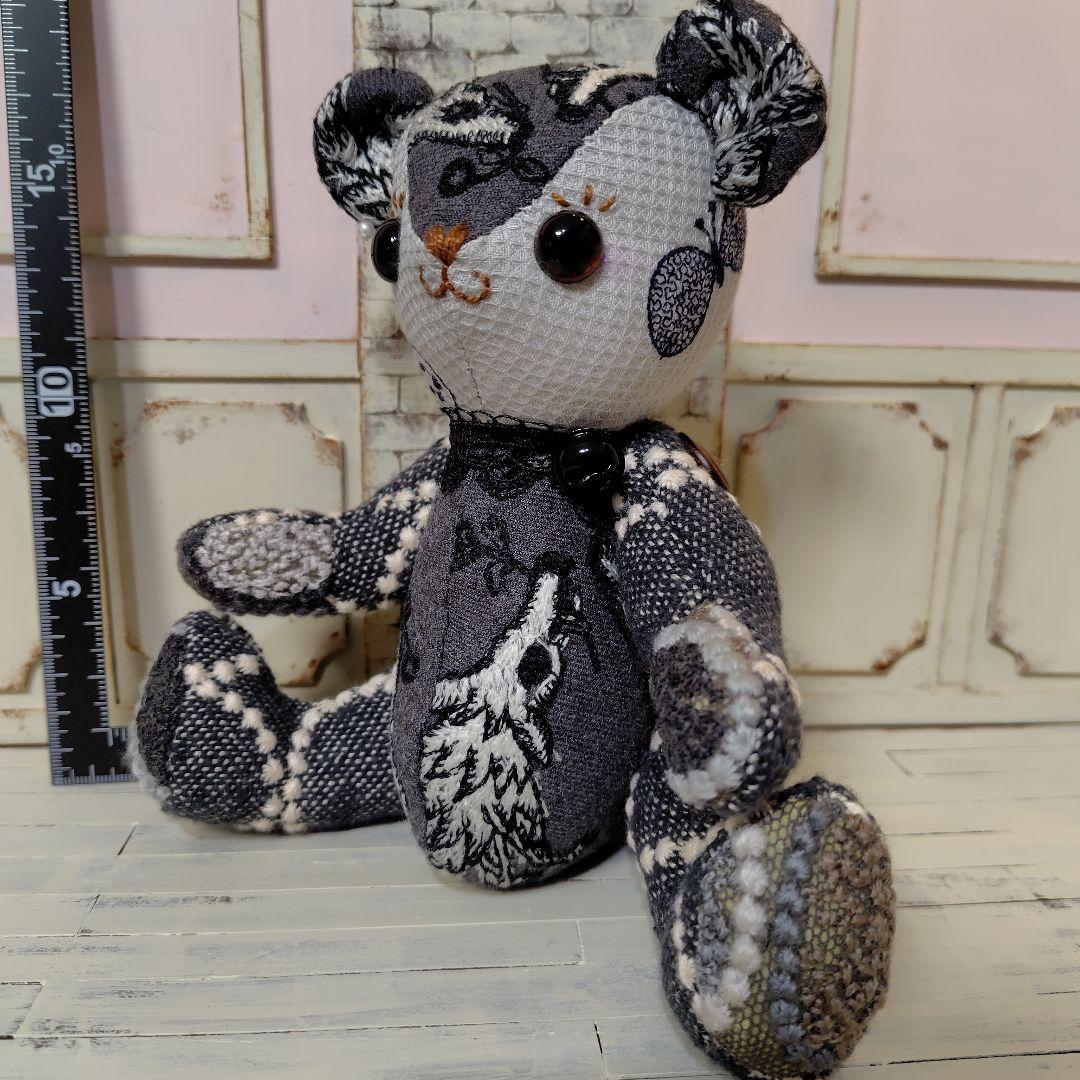 は*こ様 ミナペルホネン＊ハンドメイド＊ぬいぐるみ＊テディベア＊55(オークショ