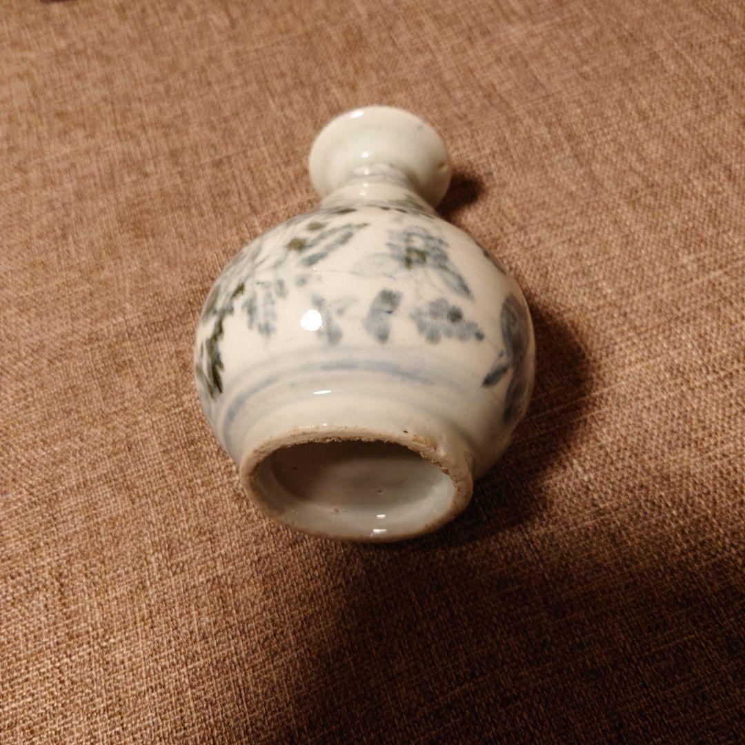 李朝染付徳利