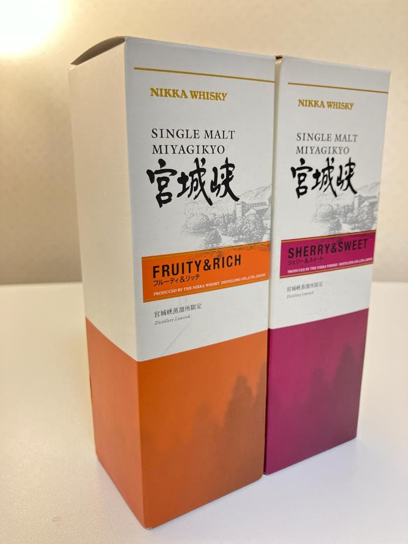 【蒸溜所限定】宮城峡 フルーティ＋シェリー180ml 2本セット