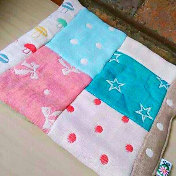 専用。１点限定♥みかん♥１２重ガーゼ☆ハンドタオル☆らんだむパッチ♥
