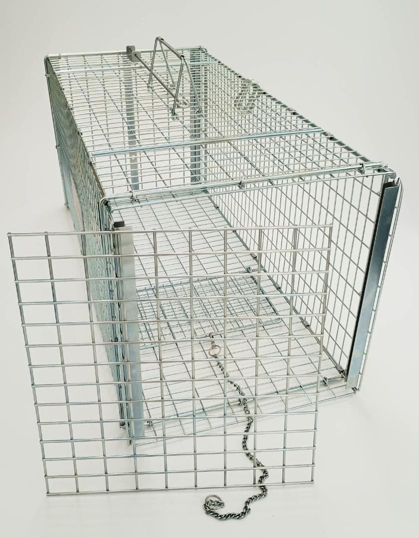 丸十金網　アニマルキャッチャー猫の保護器