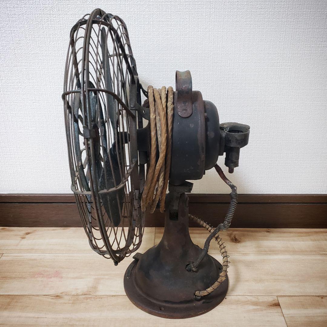 扇風機 昭和レトロ 三菱電機 動作未確認 ジャンク レストアベース アンティーク