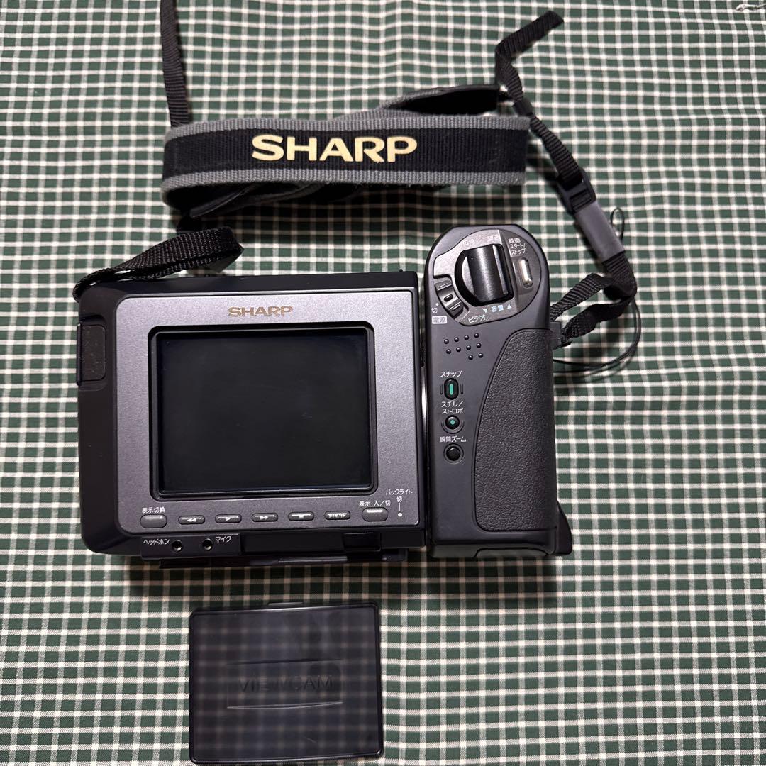 ビデオカメラ　Hi8 SHARP 液晶ビューカム　VL-HL50 充電器付き