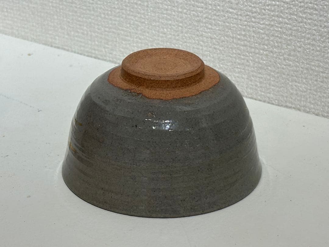 【御茶盤／共箱付き】稲穂に雀図 抹茶碗 陶器 茶碗 鳥と植物の模箱付き