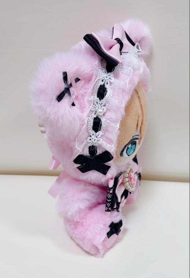 おすわり♥ぬい服♥着ぐるみ♥16cm♥ねこ♥バックチャーム付き♥Y45
