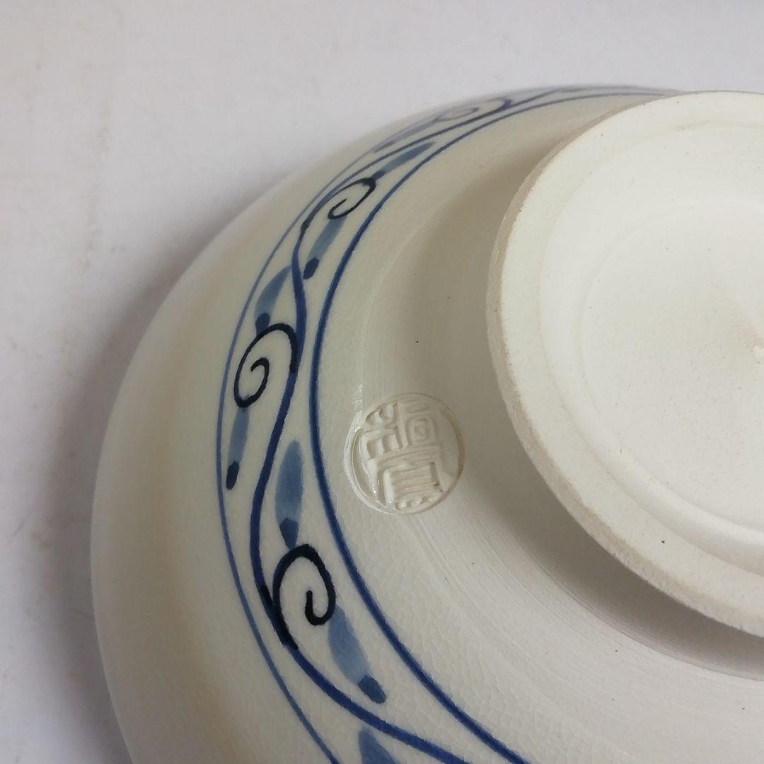Ｗ４０４　数茶碗　十客『安南　仁清写　独楽筋紋』『手塚桐鳳 造』　共箱　茶道具
