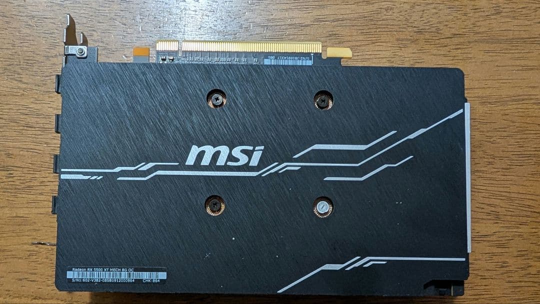 MSI Radeon RX5500xt 8GB グラフィックボード