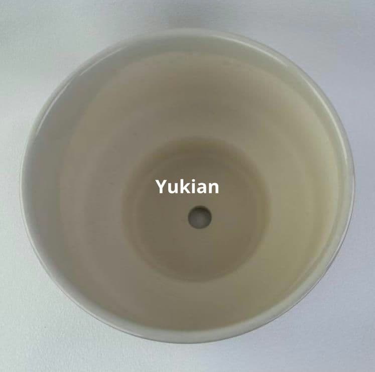 青花磁 陶器 植木鉢 円形植物盆 盆栽鉢 植木鉢 小品盆栽鉢 大品盆栽鉢