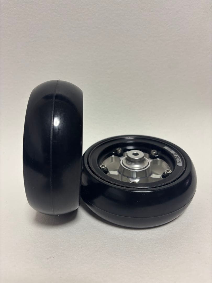 【中古】車椅子 キャスターホイールSET・WCR5・100mm(ゴム:新品!)