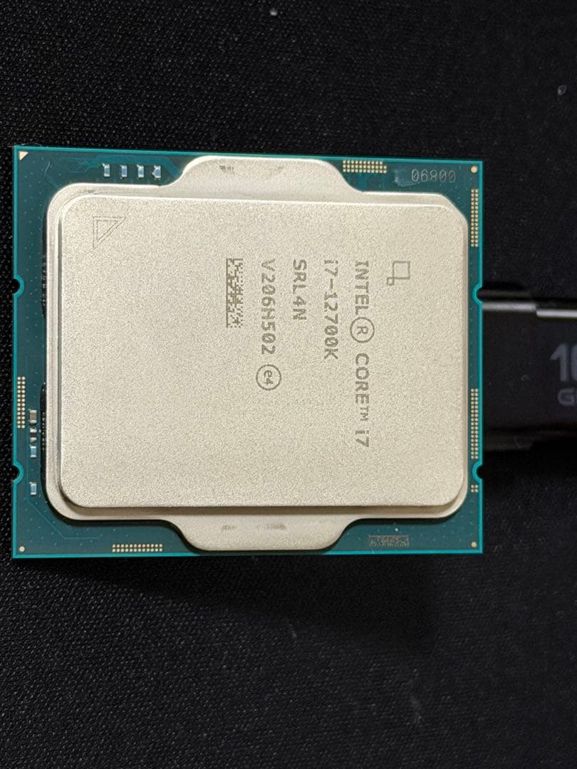 Intel Core I7-12700K LGA1700動作確認済み