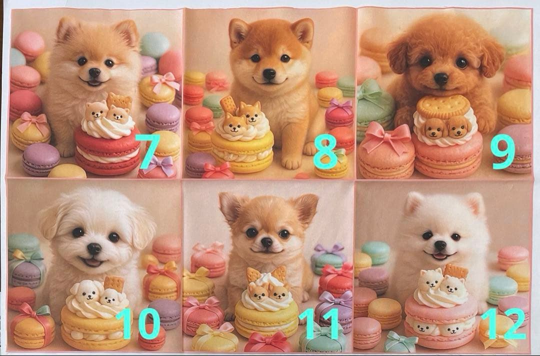 フラットポーチ♡ハンカチ♡ハンドメイド♡オーダーページ【わんこ17】