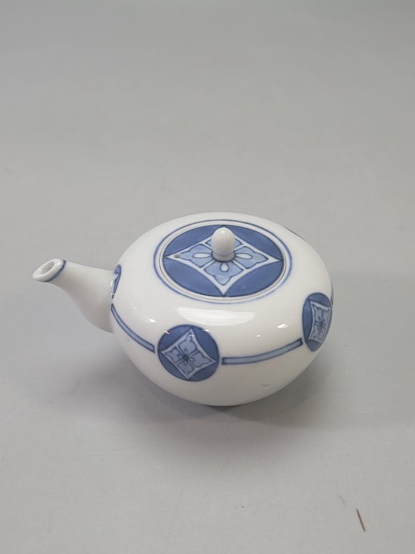 染付 煎茶器 急須 時代物 DT783