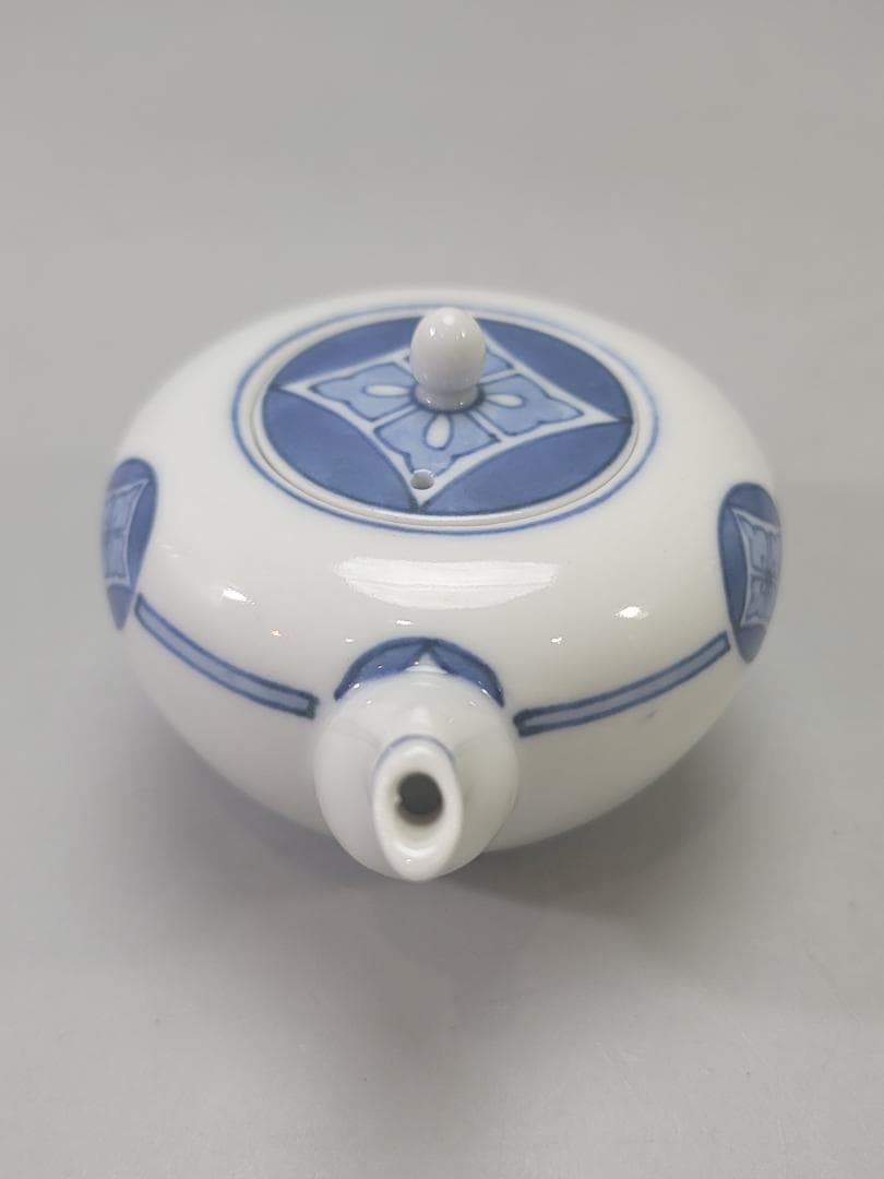 染付 煎茶器 急須 時代物 DT783