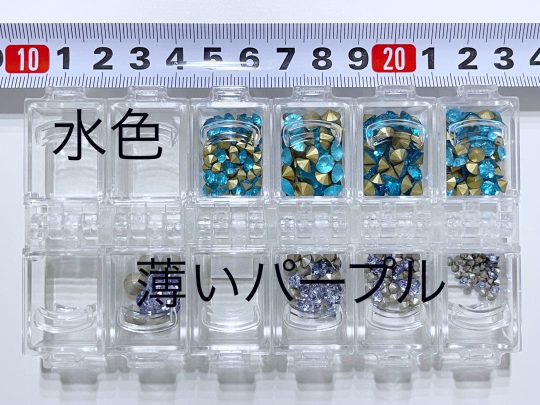 ネイル パーツ スワロフスキー ダイヤモンドカット Vカット セット販売